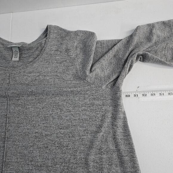 Catherines sweater gray lightweight 3/4 sleeve womens 3X 6786 - Picture 3 of 6